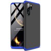 Husa protectie 360&deg; (fata+spate) pentru Huawei P30 Pro, GKK, Policarbonat, Negru/Albastru