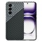 Husa pentru Oppo Reno12, Techsuit, Carbonite FiberShell, Neagra Gri