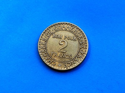 2 Francs 1924 Franta-stare buna ! foto