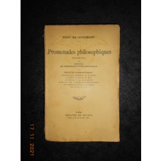 REMY DE GOURMONT - PROMENADES PHILOSOPHIQUES (1925)