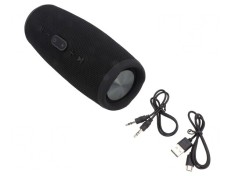 Difuzor Bluetooth 5.0 cu microSD și USB, Negru