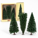 Set 3 Brazi Miniatura H0 (1:87) pentru Diorama &ndash; Accesorii Noch Eaglemoss (Nou, In Cutie)