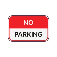 Abtibild &quot;NO PARKING&quot; Cod: TAG 022 / T2 Automotive TrustedCars