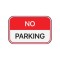 Abtibild &quot;NO PARKING&quot; Cod: TAG 022 / T2 Automotive TrustedCars