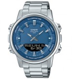 Casio Ceas Barbati 50mm Baterie cu Brățară Argintie din Metal AMW-880D-2A1VDF