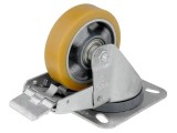 Roată de transport 125mm cu blocare