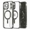 Husa premium iPhone 13 Pro Techsuit Luxury Glitter MagSafe, negru