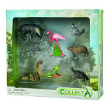 Set 8 figurine pictate manual Wild Life, 3 ani+, Collecta