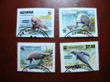 GUYANA SERIE FAUNA, Stampilat