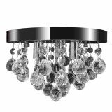 Cumpara ieftin Candelabru cu cristale, design cromat