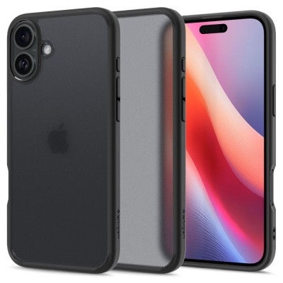 Husa iPhone 16 Spigen Ultra Hybrid, cenusiu foto