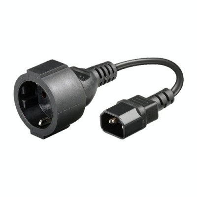 Cablu alimentare IEC - SCHUKO, 20 cm IEC-SCHUKO-20 foto
