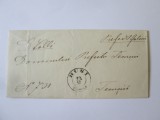 Rară! Scrisoare istorică circulată Huși-Tecuci 1868