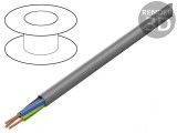 Cablu Electric Neecranat 3G1,5mm2 Gri 450/750V Cu Litat