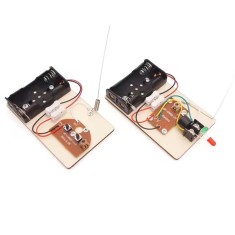 Kit educativ Telegraf DIY pentru copii, experiment stiintific, invatare cod Morse