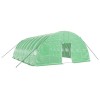 Sera cu cadru din otel, verde, 48 m&sup2;, 8x6x2,85 m