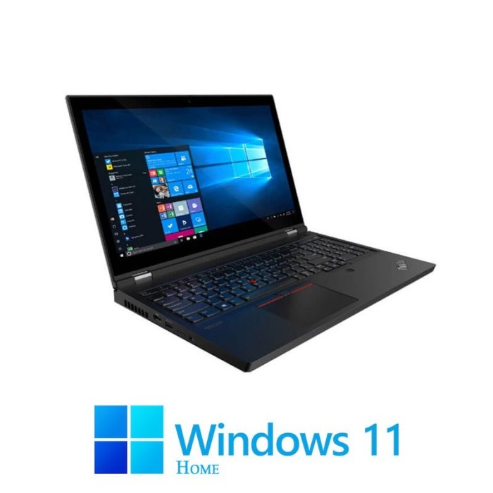Laptop Lenovo P15 Gen 1, i7-10750H, 512GB SSD, Quadro T2000 4GB, Win 11 Home