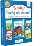 Pachet Invat sa citesc! Nivelul 0. 5 carti interactive pentru cititorii incepatori II