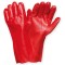 Manusi protectie antichimica cat II &quot;Vinyl Red&quot; 35cm ProAdvanced PowerfulTools