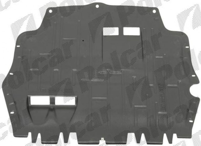 Scut motor Vw Passat, Sedan+Combi (B6 (3C)), 01.2005-07.2010 Motorizare DIESEL, Fata, 3C0825235C, 9555346Q, polietilena Kft Auto