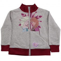 Hanorac Frozen Disney, Gri/Grena, pentru fetite