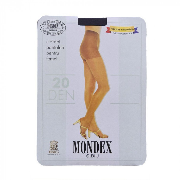 Dres Pantalon Mondex pentru Dama, Antracit, Marimea 2, 20 Den, Poliamida, Dres Pantalon pentru Dama, Dres Pantalon pentru Femei, Dres Pantalon Antraci