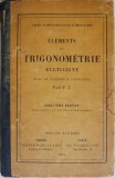 Elements de trigonometrie rectiligne - F.J. (Carte anticariat) - Exercitii trigonometrie, matematica