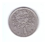 Moneda Portugalia 1 escudo 1945, stare buna, curata