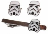 Set ac cravata si butoni Star Wars Storm Trooper + ambalaj cadou