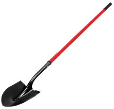 Lopata semirotunda cu coada din fibra, 310 x 215 mm, lungime totala 1.5 m