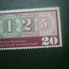 HOPCT TIMBRE MNH 880 PRIMUL TIMBRU 125 ANI 1965- 1 VAL GERMANIA