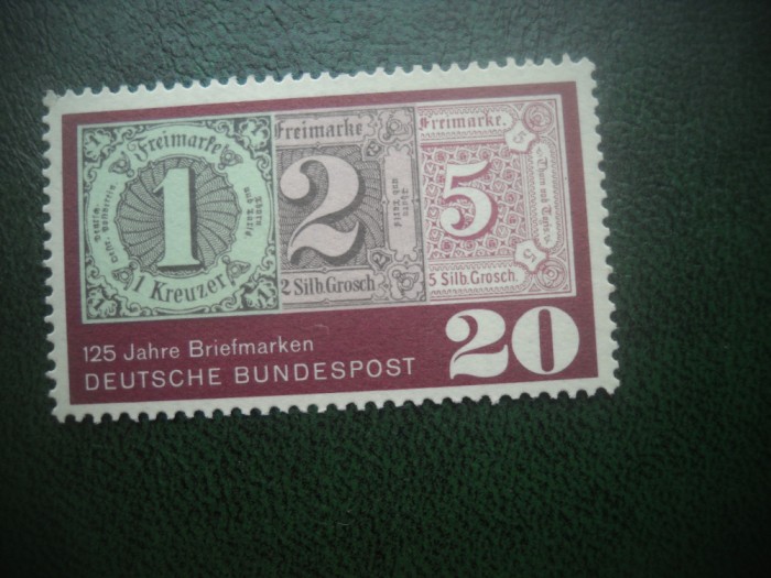 HOPCT TIMBRE MNH 880 PRIMUL TIMBRU 125 ANI 1965- 1 VAL GERMANIA