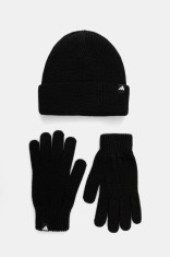 adidas căciulă și mănuși Glove Beanie culoarea negru, JN9443
