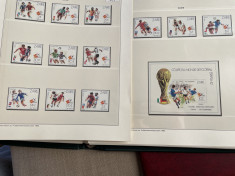 zair - serie timbre fotbal campionatul mondial 1982 Spania nestampilate MNH foto