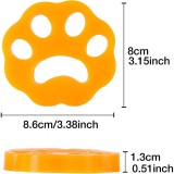 Set 4 accesorii pentru indepartarea parului in masina de spalat Colmanda, silicon, multicolor