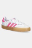 adidas Originals sneakers din piele Sambae culoarea alb, JS3940