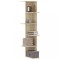 vidaXL Raft colțar perete stejar sonoma 36,5x36,5x140cm lemn prelucrat 852629