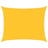 Cumpara ieftin Panza parasolar, galben dreptunghiular 6x7 m, HDPE, 160 g/m&sup2;