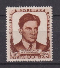 ROMANIA 1953 LP. 349 MNH foto