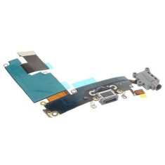Banda Flex iPhone 6 Plus Cu Conector Incarcare Microfon si Jack Audio Gri