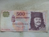 Bancnota Ungaria 500 Forint 2013, Europa