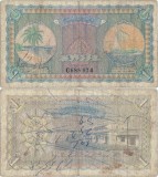 1960 ( 4 VI ) , 1 rufiyaa ( P-2b ) - Maldive