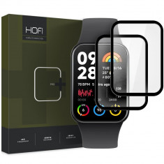 Set 2 Folii de protectie Hofi Hybrid Pro+ pentru Xiaomi Smart Band 8 Pro Negru