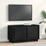 VidaXL Dulap TV, stejar negru, 80x35x45 cm, lemn prelucrat