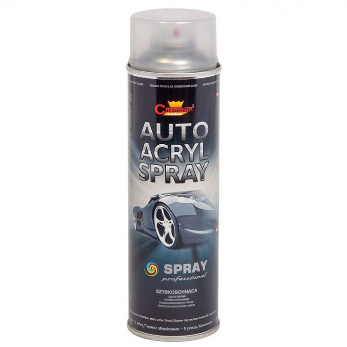 Spray LAC TRANSPARENT Profesional CHAMPION 500ml ManiaCars