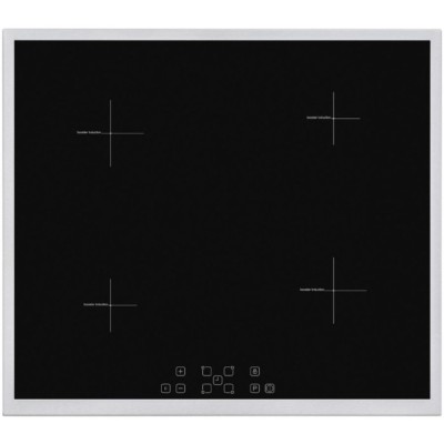 Plită cu inducție &amp;icirc;ncorporată HOMEFORT HFBI64T2B, cadru metalic, 7400 W, senzor tactil, blocare pentru copii, foto