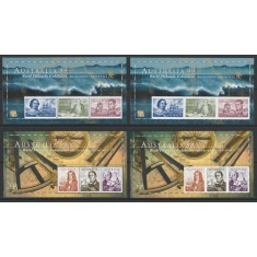 Australia 1999 Mi bl 31/32 dantelat + nedantelat - Expozitia Mondiala de Timbre