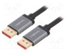 Cablu DisplayPort 1.4 3m LOGILINK Negru Aluminiu HDCP 2.2