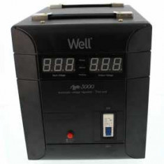 Resigilat: Stabilizator automat de tensiune Agile 3000VA/2100W Well