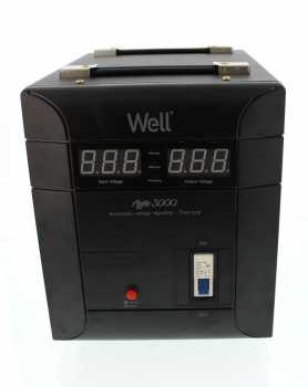 Resigilat: Stabilizator automat de tensiune Agile 3000VA/2100W Well foto
